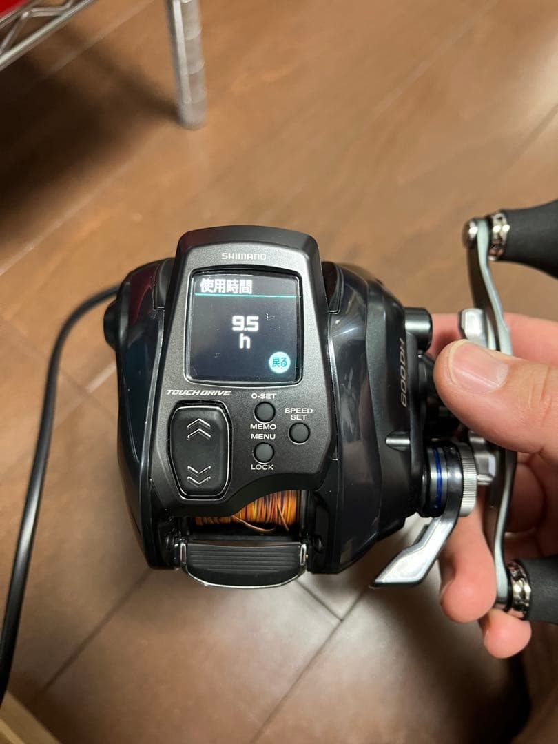 Shimano 23 ForceMaster 600DH Electric Reel 3.6kg pull 9.5H used excellent condit - Image 3