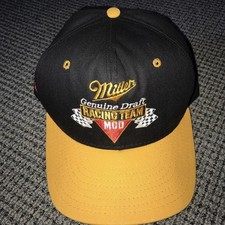 Chapeau de course noir Miller authentique Draft Racing Team #2 Rusty Wallace Osfa