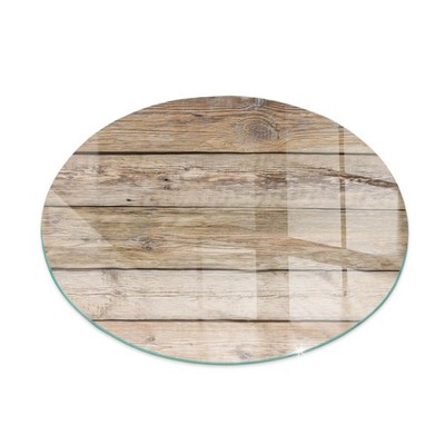 Kaminofen Glasplatte Für Sicherheits Schutz Textur von Holzbrettern fi80 cm
