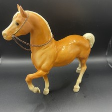 Vintage Classic Breyer Western Prancing Palomino Horse 1970's 8-1/2 Tallx9" Long