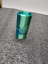 Blue Green 420 Leaf Lighter Case Cover Holder BIC Full Size J6