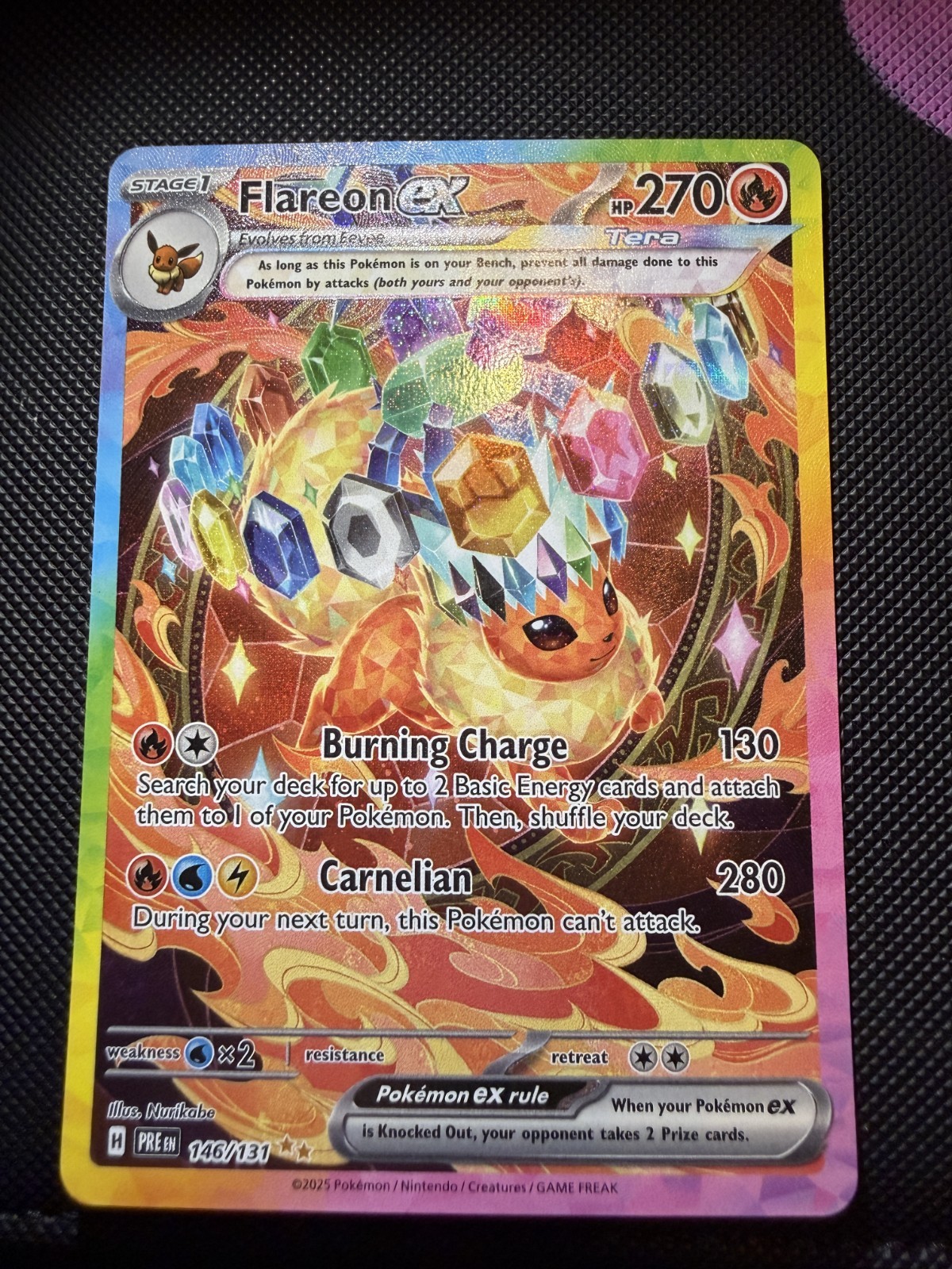 ブースターex Flareon ex 146/131 英語版 SIR Flareon ex 146/131 2025
