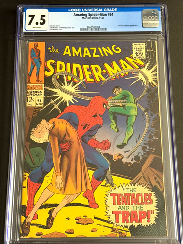 Amazing Spider-man #54 1967 CGC 7.5 White Pages Doctor Octopus app
