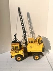 Tonka Vintage Pressed Steel Crane Truck Construction Vehicle Toy Yellow Black
