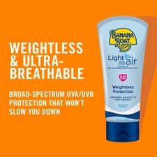 Light As Air Sunscreen Lotion SPF 50 Twin Pack | Lightweight & Non-Greasy Lot...