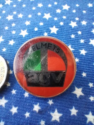 Vintage Glocke Helme AGV Motorrad Biker Abzeichen