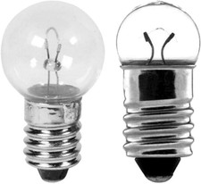 UNIVERSAL BIKE BULB SET : REAR + FRONT 6V 0.6W + 2.4W VINTAGE OLD LAMP DYNAMO LI
