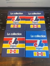 1982 HYGRADE LA COLLECTION MONTREAL EXPOS COMPLETE SET + BINDER DAWSON RAINES