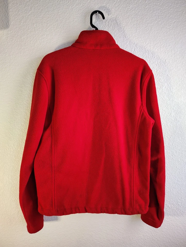 Suéter Buc-ees Beaver Xs para mujer manga larga rojo con un dibujo de castor en la parte delantera Foto 2 de 4