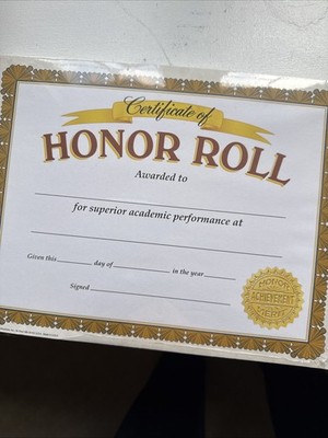 Premium Certificate Paper Pack of 30 for Awards and Recognition 8.5 x 11