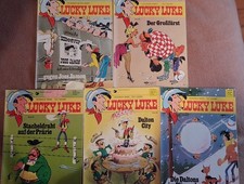 Lucky Luke , 5 Hefte , Nr. 24, 25,34,36,46
