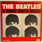 THE BEATLES - A Hard Day's Night (1964 Mono) - 12" Vinyl Record LP - VG+