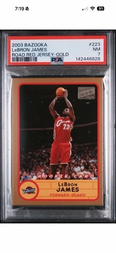 LeBron James 2003 LeBron James #223 Gold