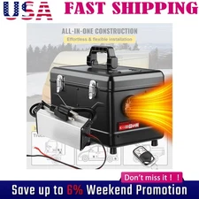 Diesel Heater Portable Diesel Air Heater 8KW DC 12V/24V Bluetooth APP 1.3 US