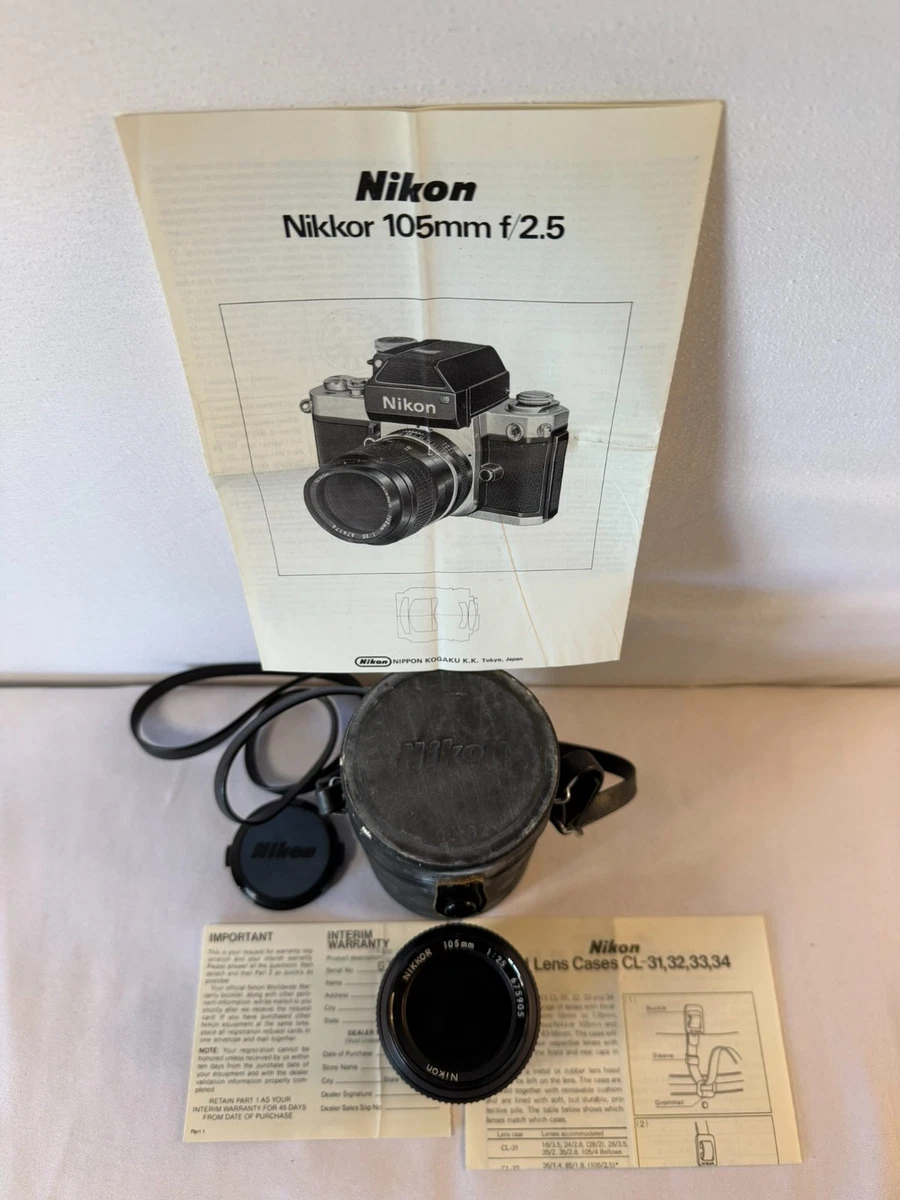 Nikon NIKKOR 105mm Focal Camera Lenses for sale - eBay