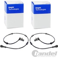 2X Delphi ABS-SENSOREN Vorne Vorne Passend FÜR Volvo S40 V40 Links+Rechts |