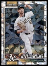 JEFFREY SPRINGS #87 2026 Topps Cracked Ice Prizm Oakland Athletics NM