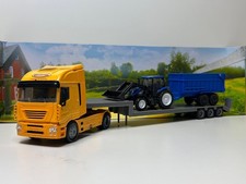 Newray 1/43 Iveco Fiat Stralis 540Holland T6.175 Tractor Trailer Truck