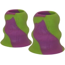 Grip-N-Rip II Softball Bat Taper - Set of 2 - Purple/Neon Green
