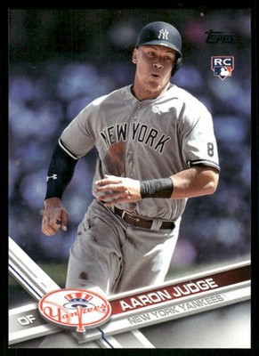 2017 Topps #287 Aaron Judge Factory Set Bonus: Rookie Image Variation RC