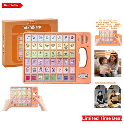 Versatile AAC Communication Aid for Autism: 40 Color-Coded Buttons & Grip Handle