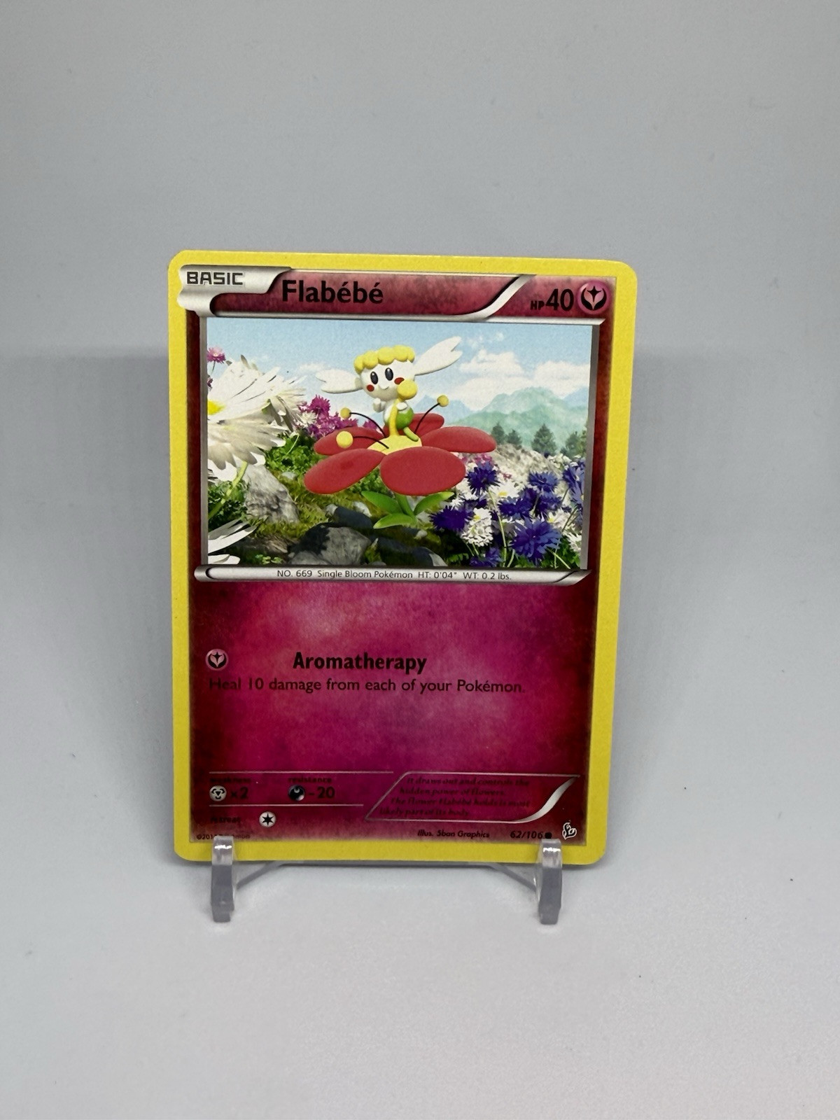 Pokemon TCG Card 2014 XY Flashfire - Flabebe 62/106