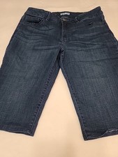 RIDERS BY LEE Mid-Rise 5-Pocket Denim Capri Pants; Sz 14