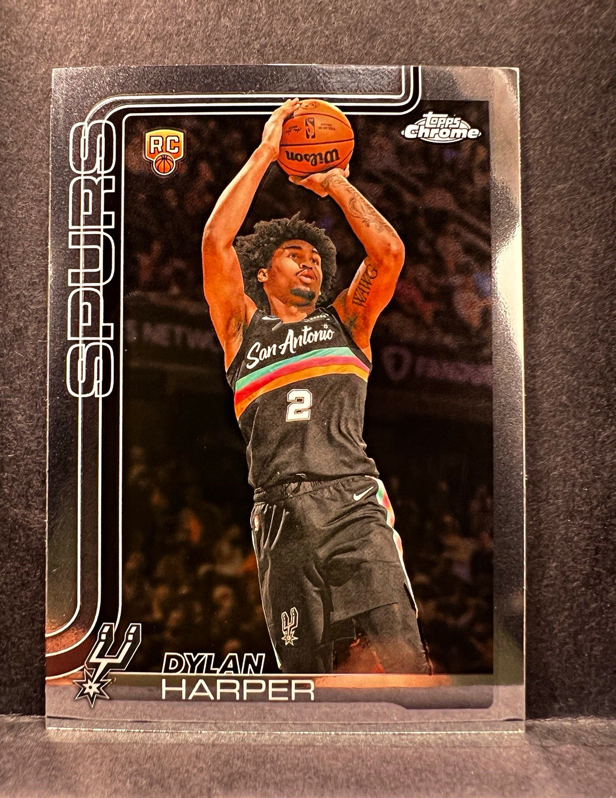 Topps 2025-26 Topps Chrome Update Dylan Harper RC #152 San Antonio Spurs