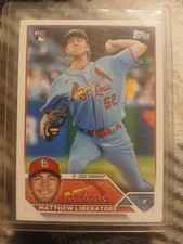 2023 Topps Series 1 - #52 Matthew Liberatore St Louis Cardinals Rookie Card (RC)
