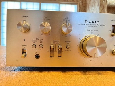トリオka9300 TORIO KA-9300 アンプ TRIO KA-9300 Integrated Amplifier Dual Power Supply Vintage Silver