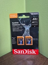 SanDisk 64GB Outdoors Full HD SDXC Class 10 / U1 / V10 Flash Memory Card