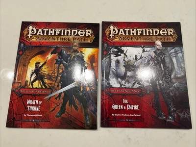 Pathfinder Adventure Path Help s Vengeance Wrath Of Thrune & For Queen & Empire