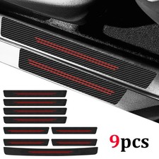 9pcs Car Door Sill Scuff Cover Trim Anti Scratch Sticker Accessories For Honda 9pcs Car Door Sill Scuff Cover Trim Anti Scratch Sticker Accessories For Honda