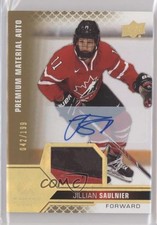 2022 Team Canada Juniors Premium Signatures Jillian Saulnier Patch Auto 15xh