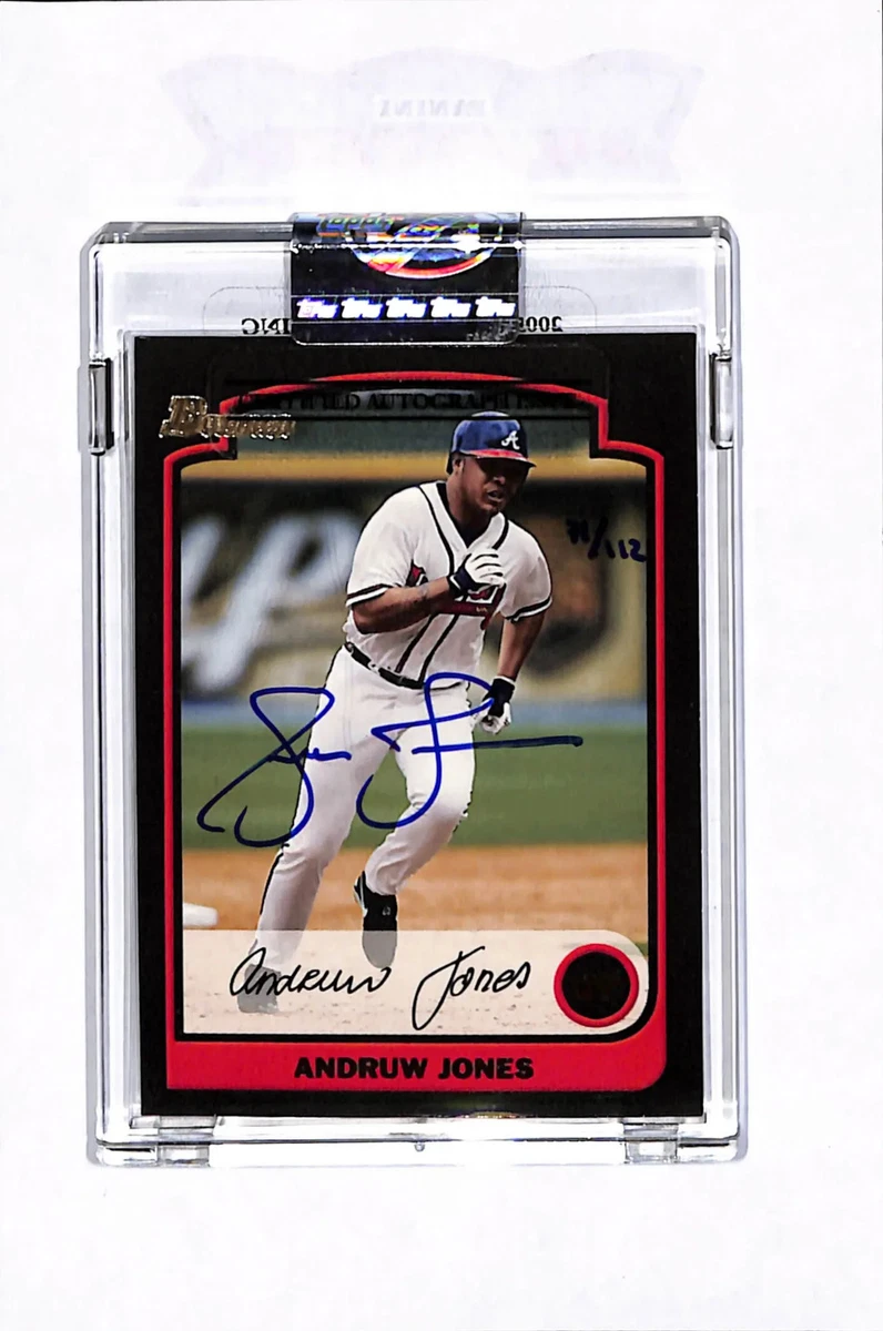Andruw Jones Baseball Autographed Sports Trading Cards