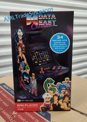 NEW My Arcade DGUNL-3200 Mini Retro Arcade Machine Data East Classic 34 Games