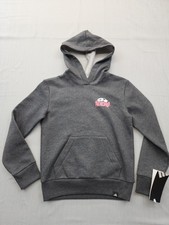 New Boy's Youth Adidas Fleece Lined Soccer Hoodie Sz Small 8 Hoody Gray
