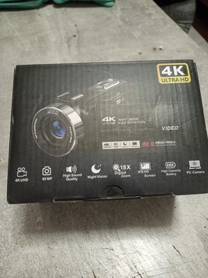 Videokamera 4K 30FPS Camcorder 80MP 18X Digitalzoom