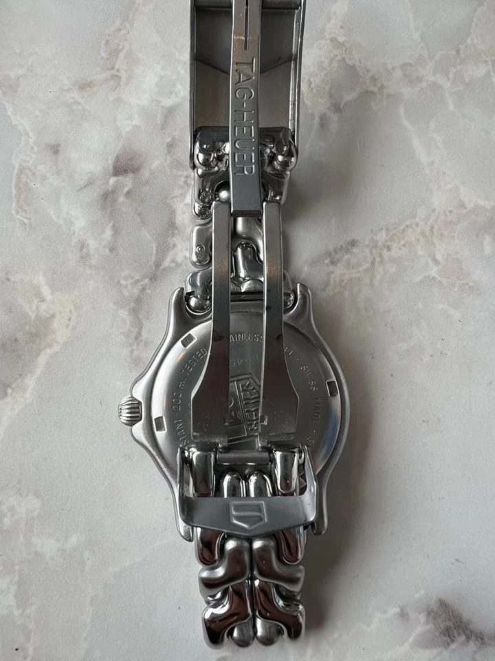 Reloj TAG Heuer Aquaracer esfera negra acero inoxidable unisex fecha automático Foto 4 de 4