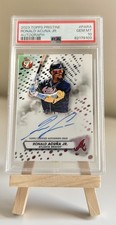 2023 Topps Pristine - Pristine Autographs Ronald Acuña Jr. #PA-RA PSA 10 POP 10