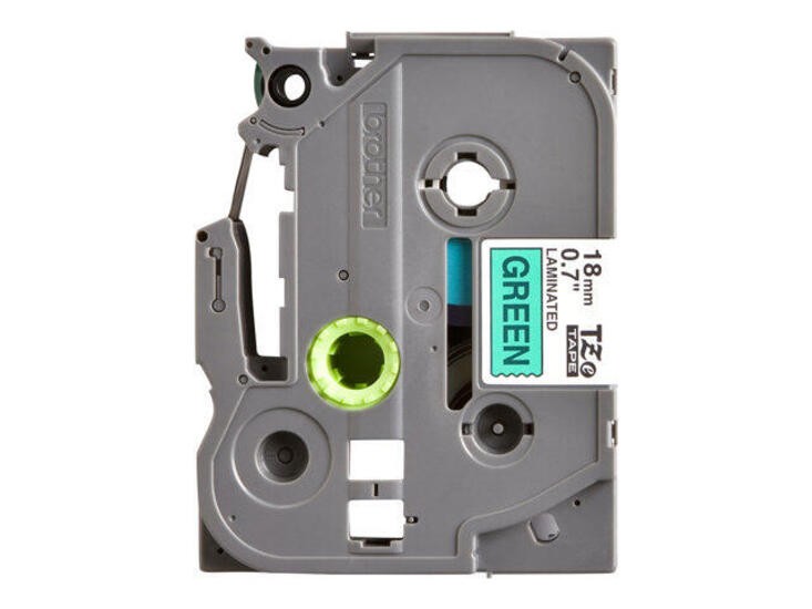 Brother TZe 741 - Лента для ламинирования - Schwarz auf Grn - Rolle 18 см x 8 м - 1 5090₽