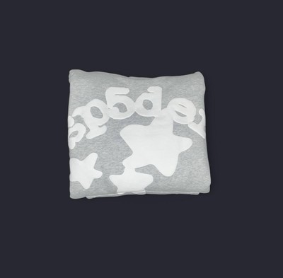 Sp5der Grey Star Hoodie