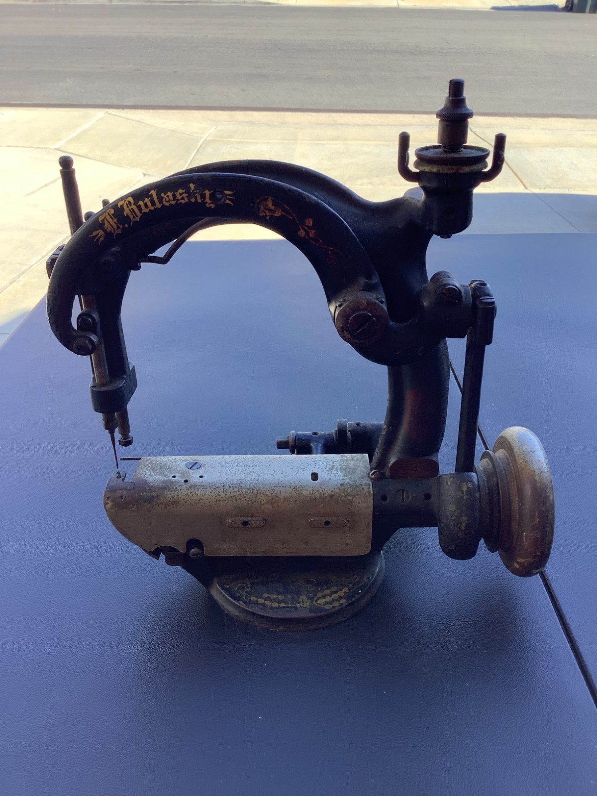 Vintage Bulasky Industrial Antique Sewing machine