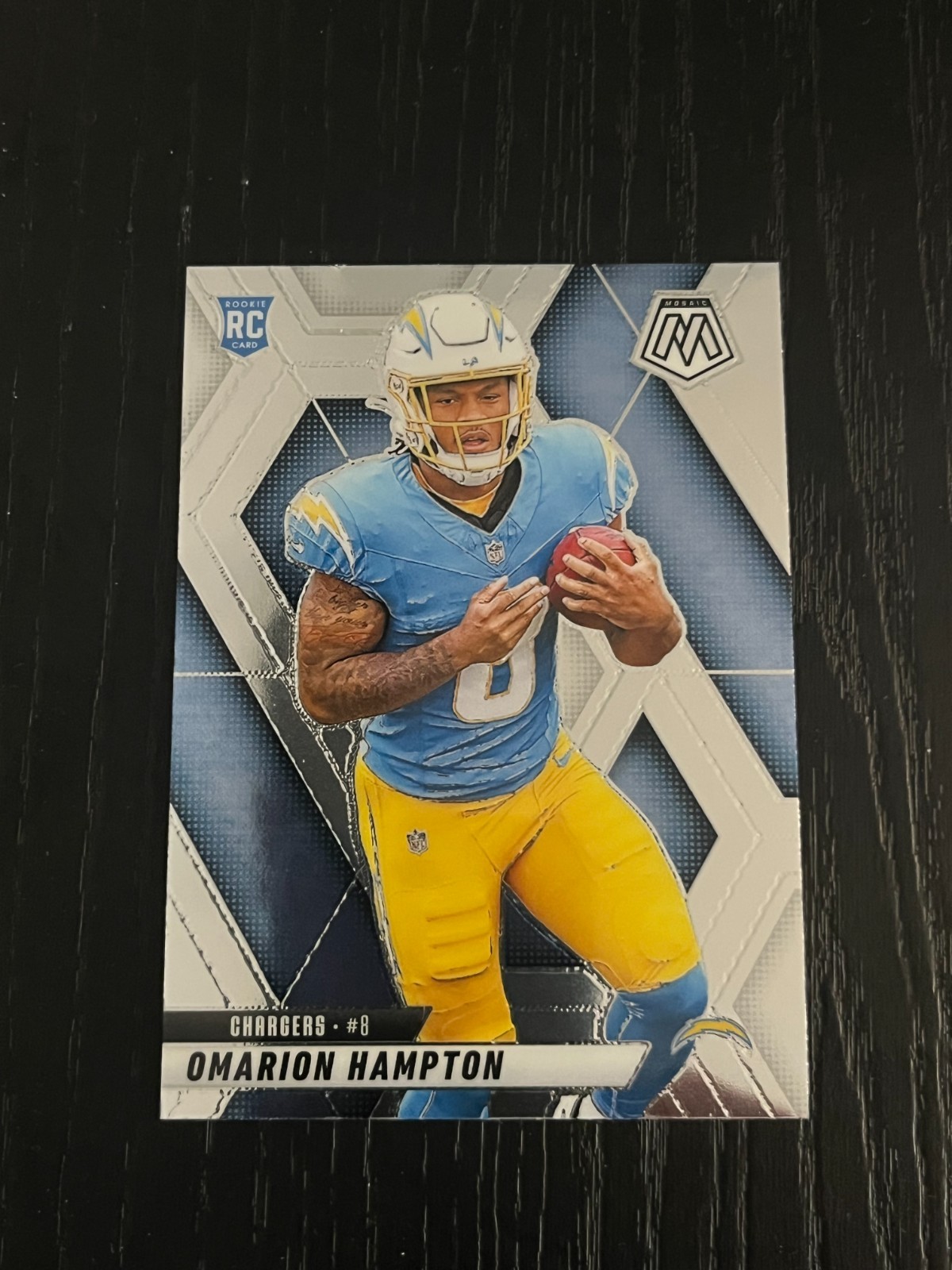 2025 Panini Omarion Hampton Mosaic Rookie No. 335