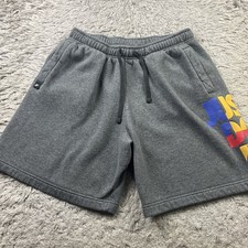 Nike Sportswear Just Do It Swoosh Sweat Shorts Men Large Gray Train Outdoors