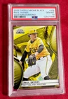 2025 TOPPS CHROME BLACK PAUL SKENES GOLD MINI DIAMOND #109 2 of 50 PSA 10