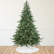 Northlight 9' Pre-Lit Medium Blue Spruce Artificial Christmas Tree, Clear Lights
