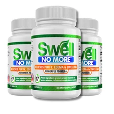 Swell No More Reduces Puffy Eyes Swollen Feet Legs Ankles Edema Swelling 3 Pack