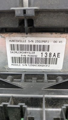 Used Front Body Control Module fits: 2007 Jeep Commander Body Control BCM front