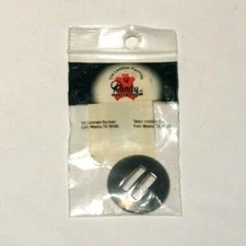 Tandy Leather Smooth Slotted Concho 1in steel cat.#1350-01 - US Seller